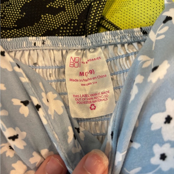 Floral Blue Women Teen Dress - Picture 3 of 3